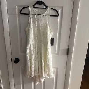 Cream lace dress